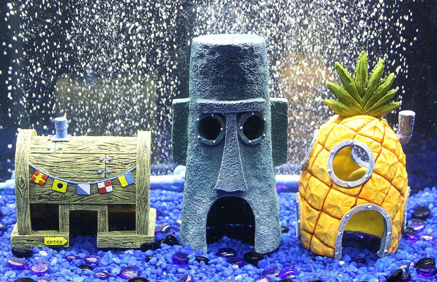 Spongebob aquarium fashion ornaments